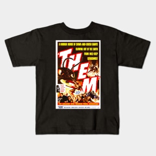 Classic Science Fiction Movie Poster - THEM Kids T-Shirt